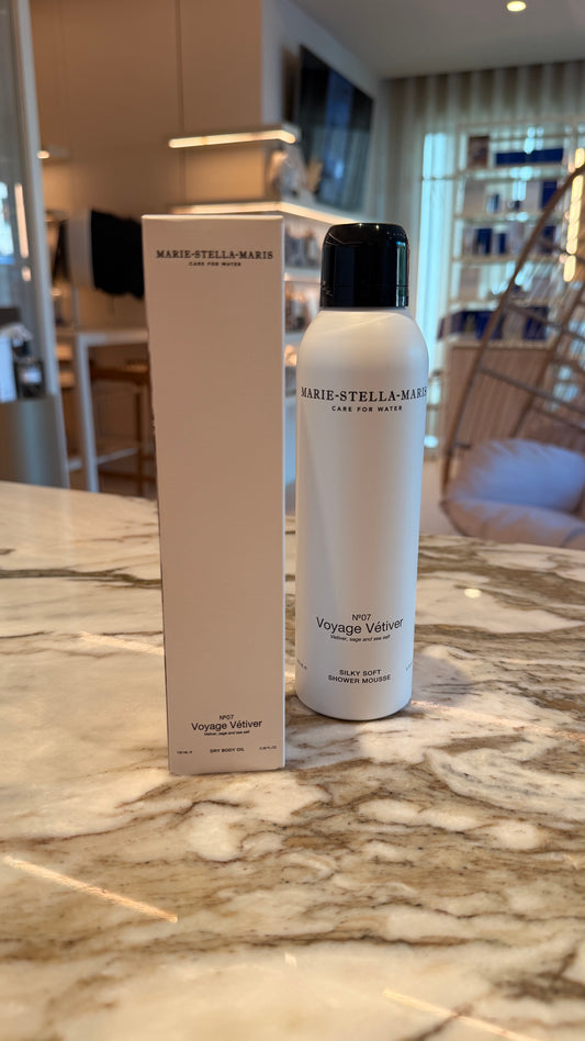 Voyage Vétiver - Dry Body Oil + Shower Mousse